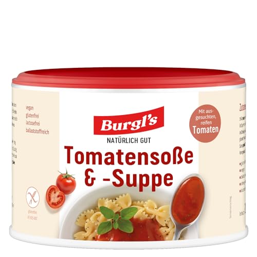 Burgl's Tomatensoße & Suppe aus sonnengereiften Tomaten, 200 gr. von Burgl's