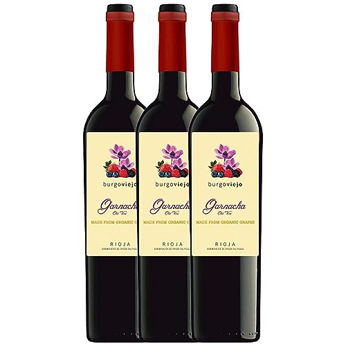 Burgo Viejo Organic Grenache Rioja 75 cl (Schachtel mit 3 Flaschen von 75 cl) von Burgo Viejo
