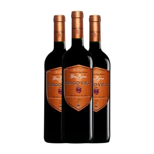 Burgo Viejo Tempranillo Rioja Große Reserve 75 cl (Schachtel mit 3 Flaschen von 75 cl) von Burgo Viejo