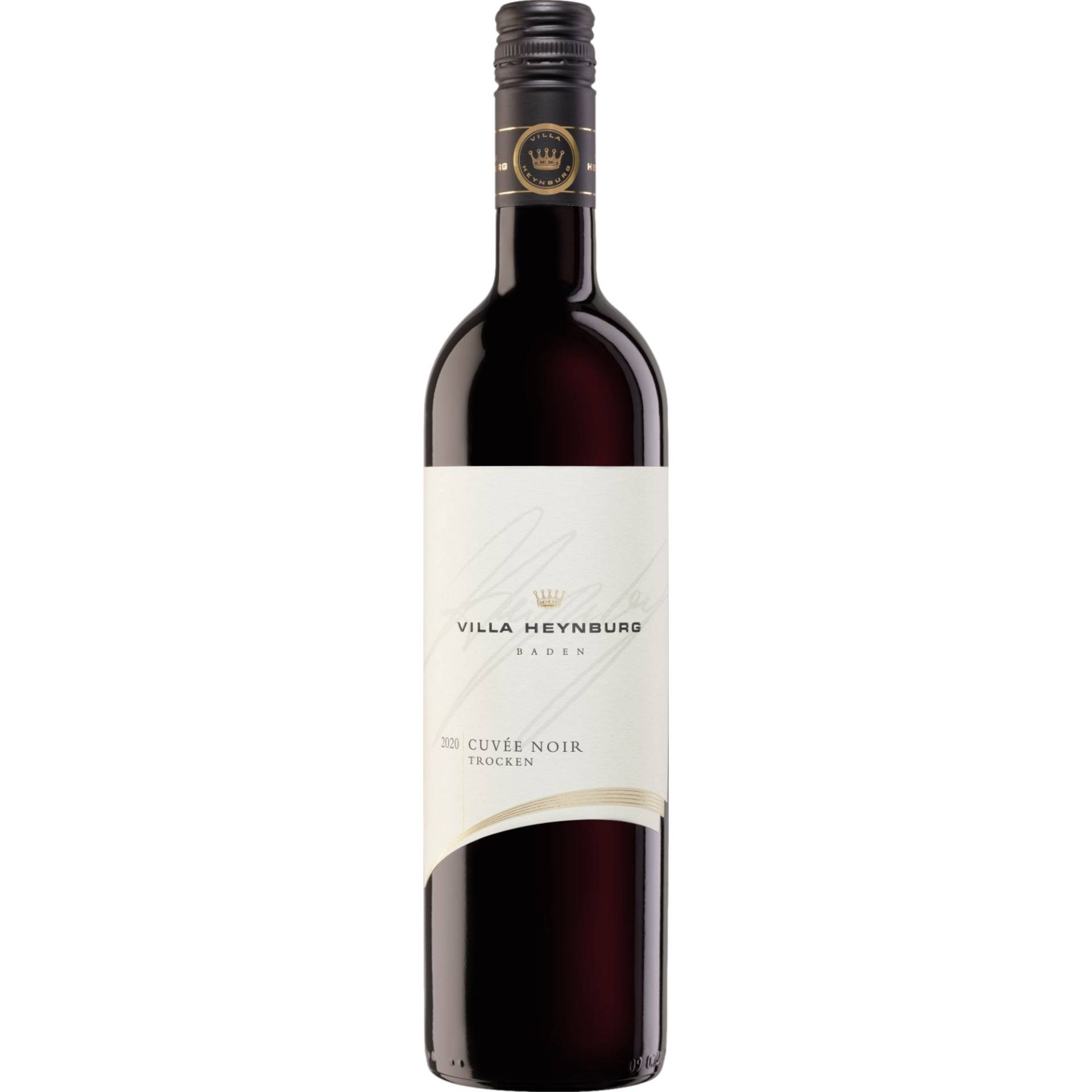 Villa Heynburg Cuvée Noir, Trocken, Baden, Baden, 2021, Rotwein Villa Heynburg Cuvée Noir, Trocken, Baden, Baden, 2021, Rotwein von Burgunderplatz 1, 77876 Oberkirch