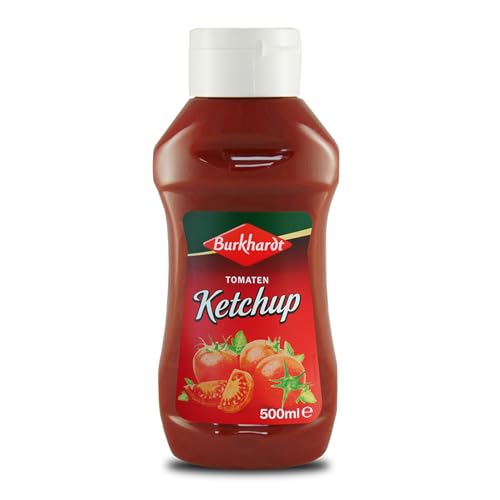 12 x 500ml Burkhardt Tomatenketchup in PET-Quetschflasche von Burkhardt