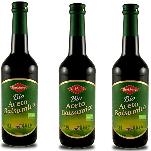 3 Stück BIO Aceto Balsamico aus kontrolliert ökologischem Anbau aus Deutschland - Burkhardt - 500 ml von Burkhardt