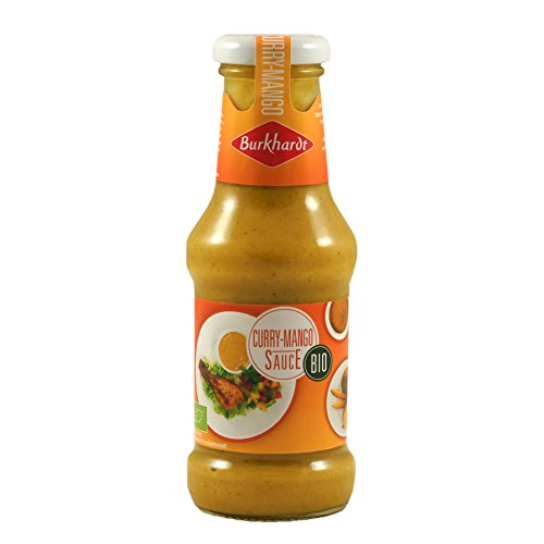 6 x 250ml Burkhardt Bio - Grillsauce Typ: Curry-Mango von Burkhardt