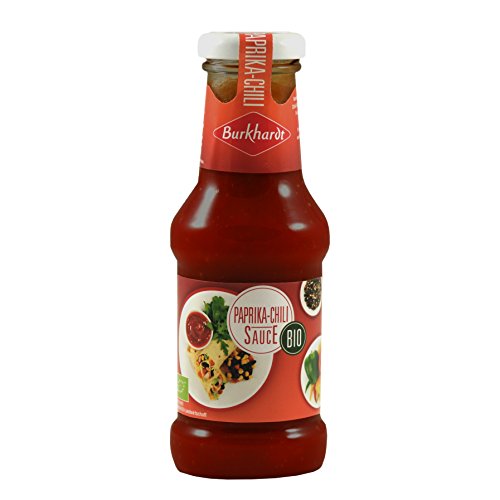 6 x 250ml Burkhardt Bio - Grillsauce Typ: Paprika-Chili von Burkhardt