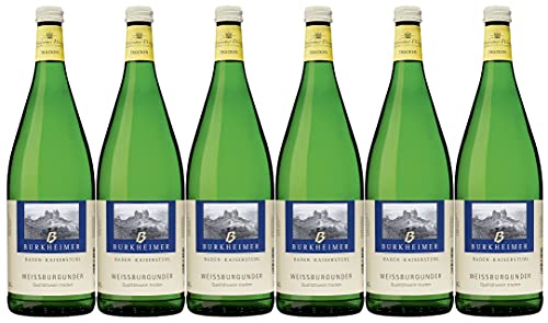 Burkheimer Winzer Weißer Burgunder QW trocken (6 x 1,0L) von Burkheimer Winzer