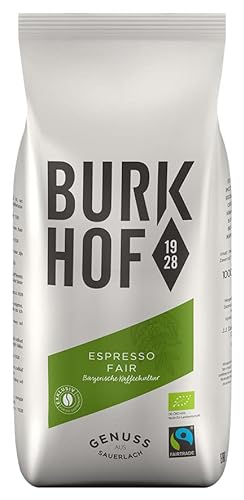 Fairtrade-Kaffee ESPRESSO FAIR von Burkhof, 1000g Bohnen von Burkhof