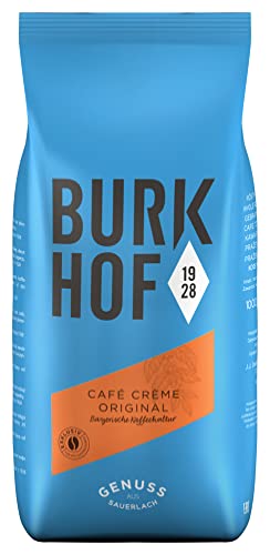 KAFFEE von Burkhof, 1000g Bohnen (Café Crème Original, 6 Stück) von Burkhof