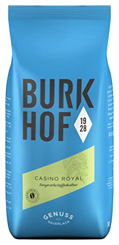 Kaffee CASINO ROYAL von Burkhof, 1000g Bohnen von Burkhof