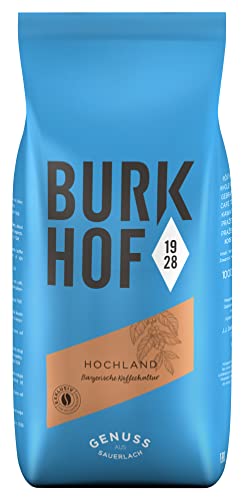 Kaffee HOCHLAND von Burkhof, 1000g Bohnen von Burkhof