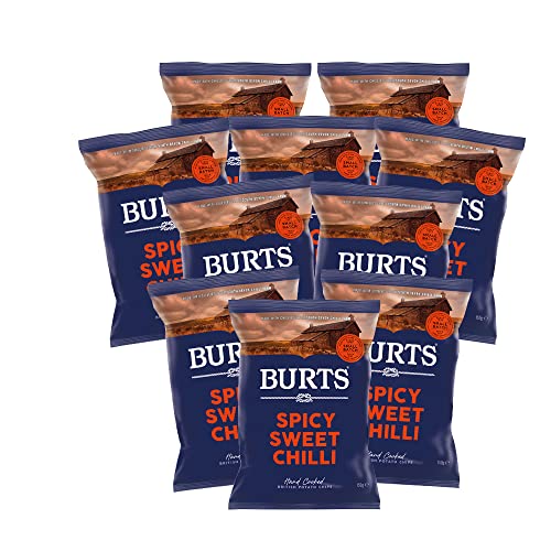 10 x BURTS British Potato Chips Spicy Sweet Chilli 150g von BURTS