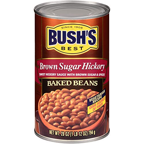 BUSH'S BEST Braune Zucker-Hickory-Bohnen in Dosen, Quelle von pflanzlichem Protein und Ballaststoffen, fettarm, glutenfrei, 800 ml BUSH'S BEST Braune Zucker-Hickory-Bohnen in Dosen, Quelle von pflanzlichem Protein und Ballaststoffen, fettarm, glutenfrei, 800 ml von Bush's Best