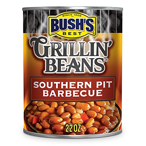 Bush Best Grillin' Beans Southern Pit BBQ, 1er Pack (1 x 624 g Dose) von Bush's Best