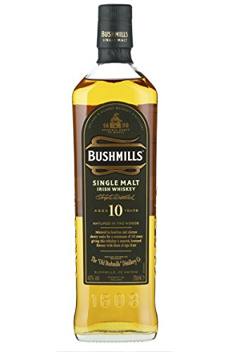 Bushmills 10 Jahre Single Malt Irish Whiskey (1 x 0.7 l) von Bushmills Single Malt Whiskey