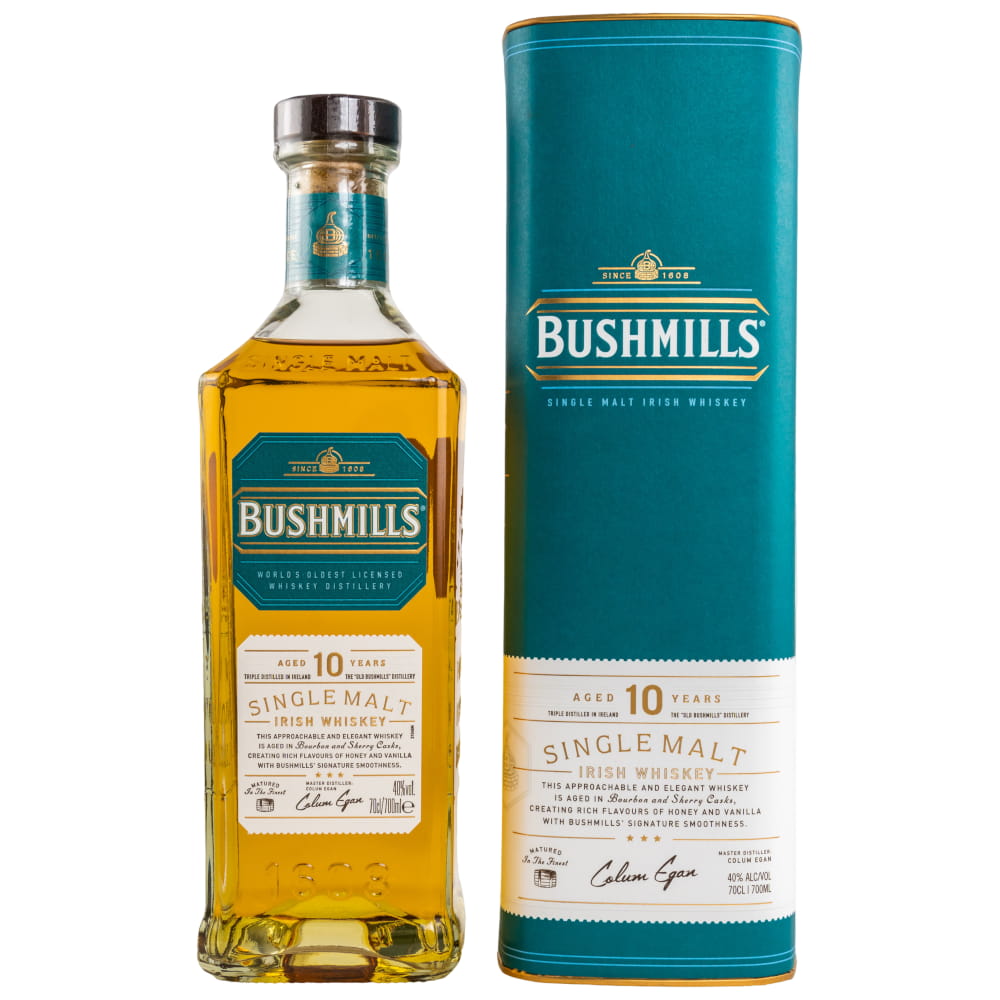 Bushmills 10 Jahre 40% vol. 0,7 l - Irish Single Malt Bushmills 10 Jahre 40% vol. 0,7 l - Irish Single Malt von Bushmills