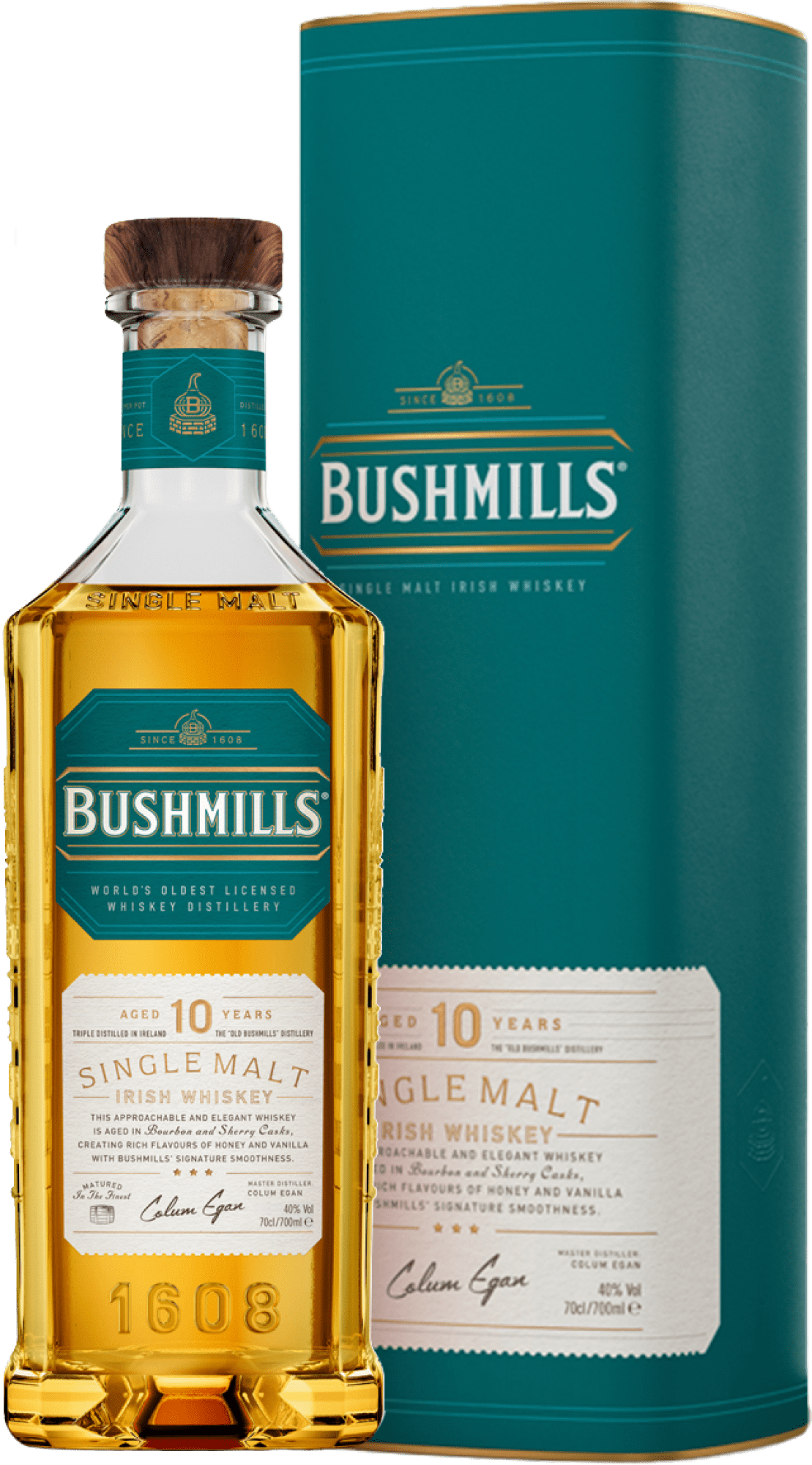 Bushmills 10 Years Old Single Malt Irish Whiskey in Geschenkverpackung Bushmills 10 Years Old Single Malt Irish Whiskey in Geschenkverpackung