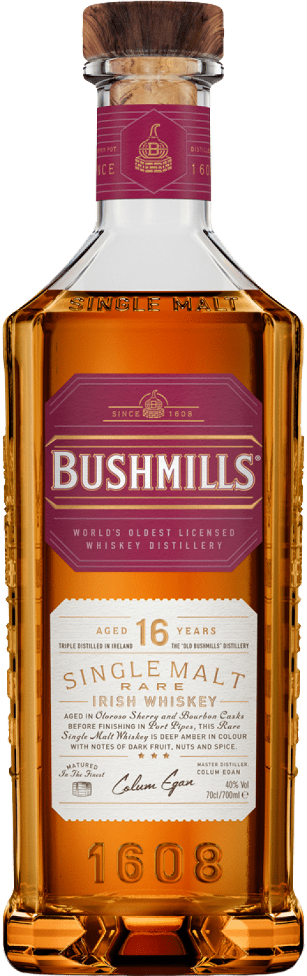 Bushmills 16 Years Old Single Malt Rare Irish Whiskey Bushmills 16 Years Old Single Malt Rare Irish Whiskey