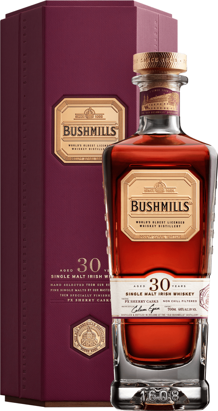 Bushmills 30 Years Old Single Malt Irish Whiskey Bushmills 30 Years Old Single Malt Irish Whiskey