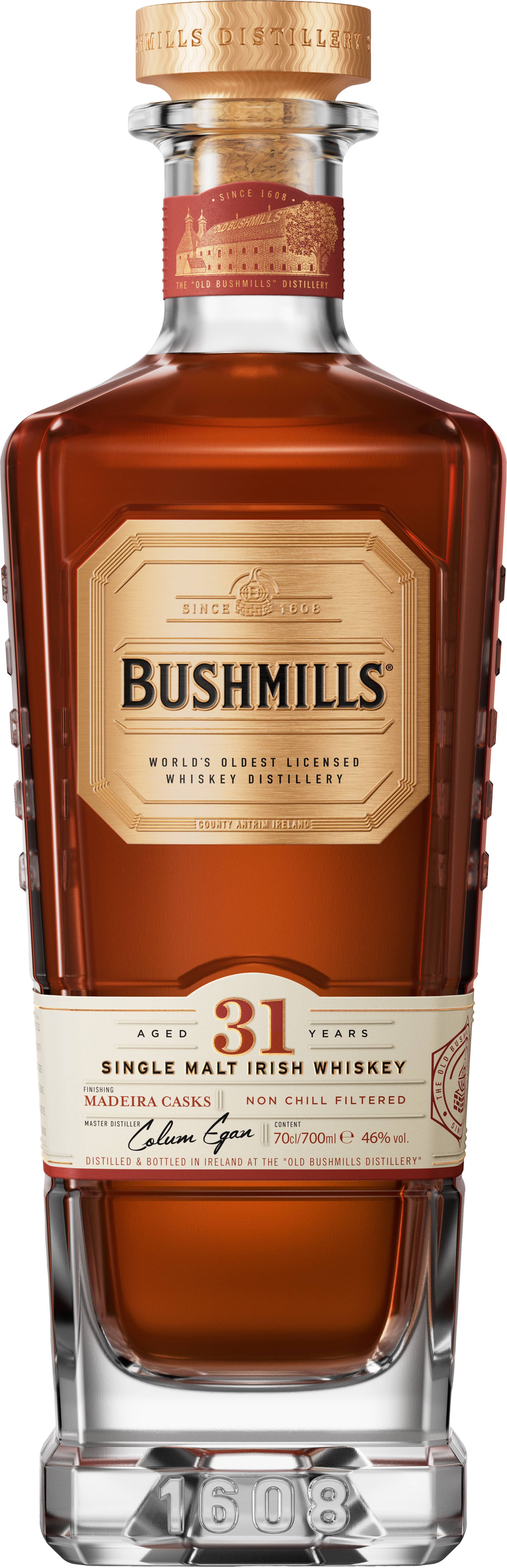 Bushmills 31 Years Old Single Malt Irish Whiskey in Geschenkverpackung von Bushmills