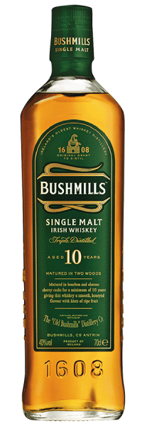 Bushmills Single Malt 10 Jahre - Old Bushmills Distillery - Spirituosen von Old Bushmills Distillery