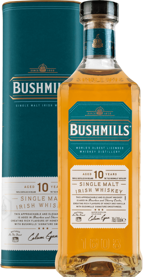 Bushmills Malt Irish Whiskey 10 Jahre 40% vol. von Bushmills