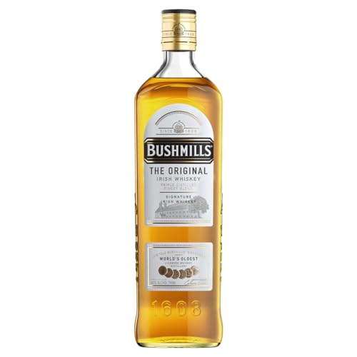 Bushmills Original Irish Whiskey (1 x 0,7 l) – klassischer, dreifach destillierter Finest Blend Whisky aus Irland von Bushmills