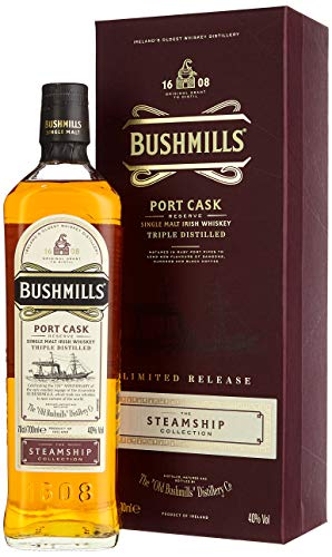 Bushmills PORT CASK Reserve The Steamship Collection 40% Vol. 0,7l in Geschenkbox von Bushmills