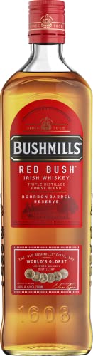 Bushmills Red Bush Whiskey aus Irland mit 40% Vol. (1x 0,7l) von Bushmills