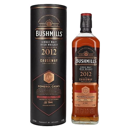 Bushmills THE CAUSEWAY COLLECTION Single Malt Pomerol Casks 2012 54,2% Vol. 0,7l in Geschenkbox von Bushmills