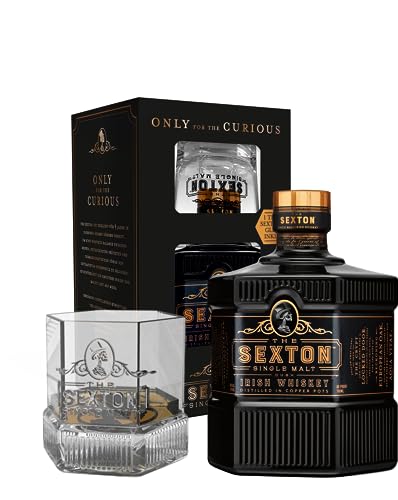 The Sexton Single Malt Whiskey in der Geschenkpackung 40% vol. (1 x 0,7l) – Irish Whiskey in Sherry-Fässern gereift von The Sexton