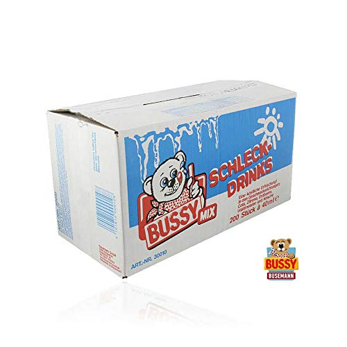 Bussy Mix Schleck Drinks, 200er Pack (200 x 40 ml) von Bussy Mix