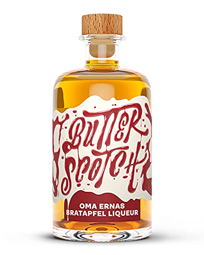 Butterscotch Bratapfellikör I Oma Ernas Bratapfel Liqueur I 20% Vol. (1 x 0.5 l) I Vegan von Butterclub