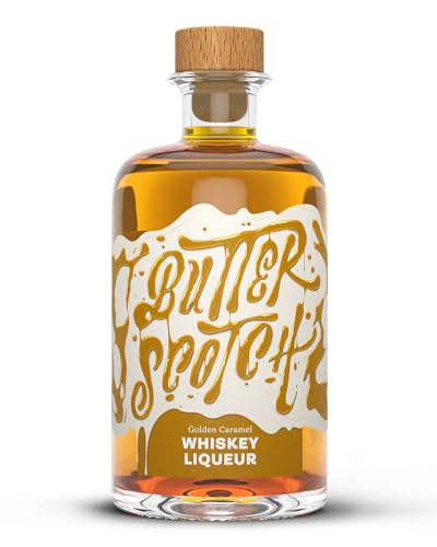 Butterscotch Whiskylikör I Golden Caramel Whiskey Liqueur I 25% Vol. (1 x 0.5 l) I Vegan Butterscotch Whiskylikör I Golden Caramel Whiskey Liqueur I 25% Vol. (1 x 0.5 l) I Vegan von Butterclub