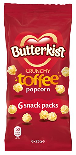 Butterkist Crunchy Toffee Popcorn, 6 x 20 g von Butterkist