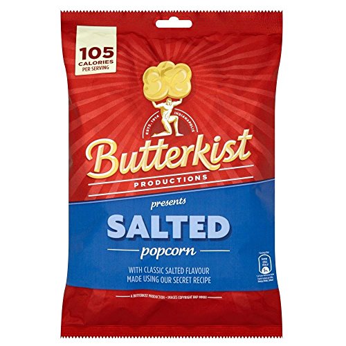 Butterkist Popcorn - Gesalzene (80g) - Packung mit 2 von Butterkist