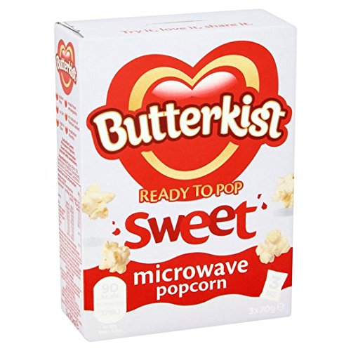 Butterkist Süße Mikrowellen-Popcorn-210g von Butterkist