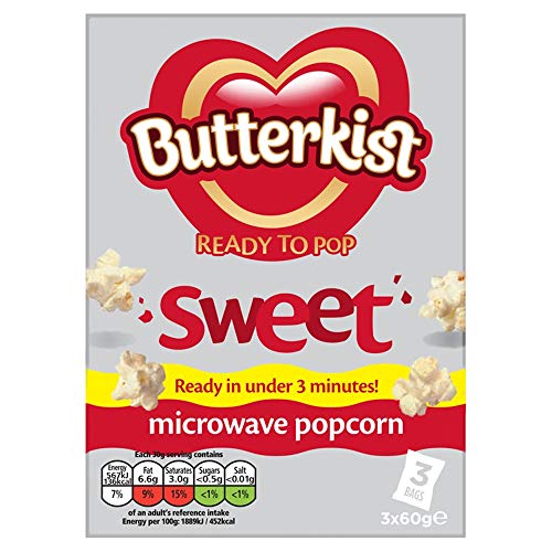 Butterkist Süßes Mikrowellen-Popcorn, 180 g Butterkist Süßes Mikrowellen-Popcorn, 180 g von Butterkist