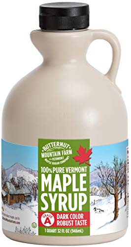 Butternut Mountain Farm Ahornsirup - Dark Robust Vermont, 1er Pack (1 x 946 ml) von Butternut Mountain Farm