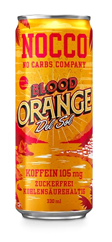 1 Dose | NOCCO BCAA DRINK | Blood Orange 330 ml | BCAA | 105 mg Koffein | Energy Drink | Buxtrade von Buxtrade