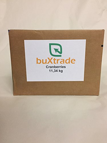1 Karton (11,34kg) Cranberries | Cranberry | getrocknet | gesüßt | USA Markenqualität | Trockenfrüchte | USA von Buxtrade