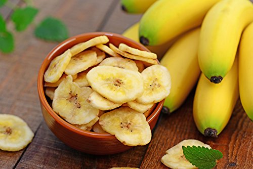 1 kg Bananenchips | gesüßt | getrocknete Banane | Bananenscheiben | Snack | Chips | von Buxtrade