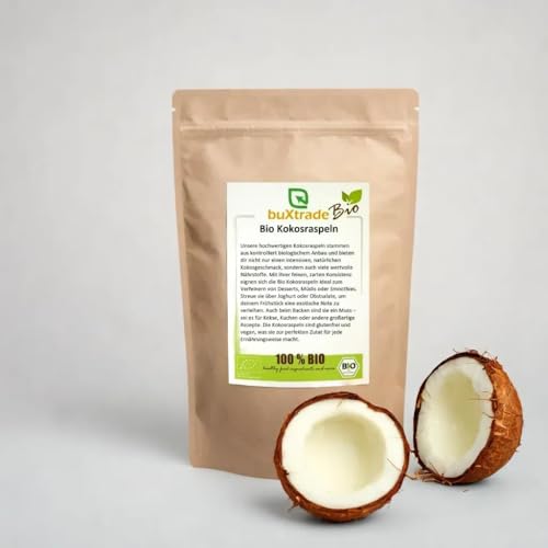 10 x 1 kg BIO Kokosraspeln | Kokos | Frucht | Müsli | Backen | Buxtrade von Buxtrade