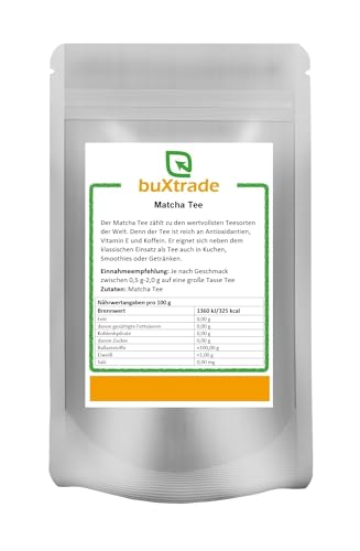 10 x 1 kg Matcha Tee Pulver | Grüner Matcha Tea | Grün | Green | gemahlen | Pulver | 10 kg von Buxtrade