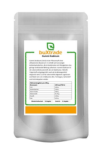 10 x 500 g Gummi Arabicum Gummar HT Ballaststoff Gum Arabic spühgetrocknetes Pulver 5 kg 10 x 500 g Gummi Arabicum Gummar HT Ballaststoff Gum Arabic spühgetrocknetes Pulver 5 kg von Buxtrade