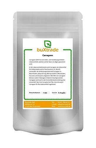 100 g Carrageen E 407 gemahlen Irländisches Moos Carrageenan Hydrokolloide von Buxtrade