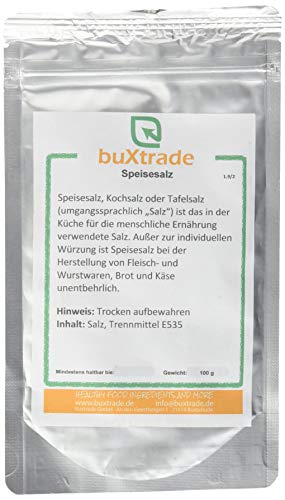 100 g Speisesalz - Siede fein Kochsalz Siedesalz Salz fine kochen von Buxtrade