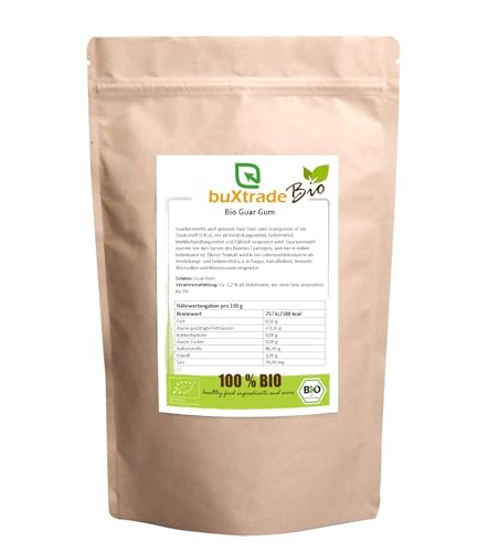 10x 1 kg | Bio Guar Gum | Guarkernmehl | E412 | glutenfrei | vegan | pflanzlich | Buxtrade | Geliermittel 10x 1 kg | Bio Guar Gum | Guarkernmehl | E412 | glutenfrei | vegan | pflanzlich | Buxtrade | Geliermittel von Buxtrade