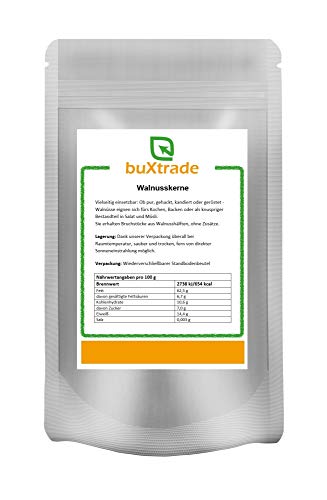 10x 500 g | BIO Walnusskerne | Walnüsse | Bruch | Natur | Nüsse | Walnuts | Buxtrade von Buxtrade