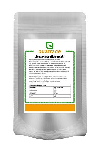 2 x 500 g Johannisbrotkernmehl | E 410 | Verdickungsmittel | Stabilisator | Geliermittel |1 kg von Buxtrade