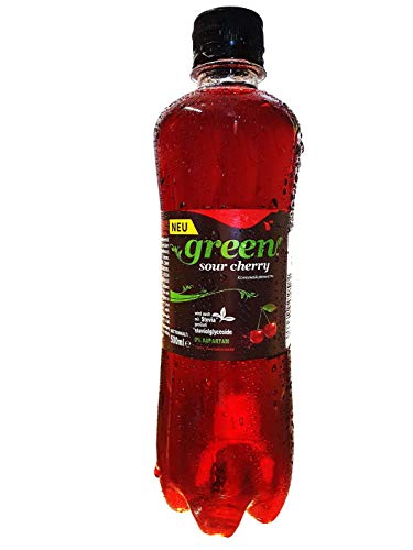 Green Sour Cherry - inkl.Pfand | 0,5L | Kirsche | Stevia | ohne Zucker | Buxtrade | 18 Flaschen von Buxtrade