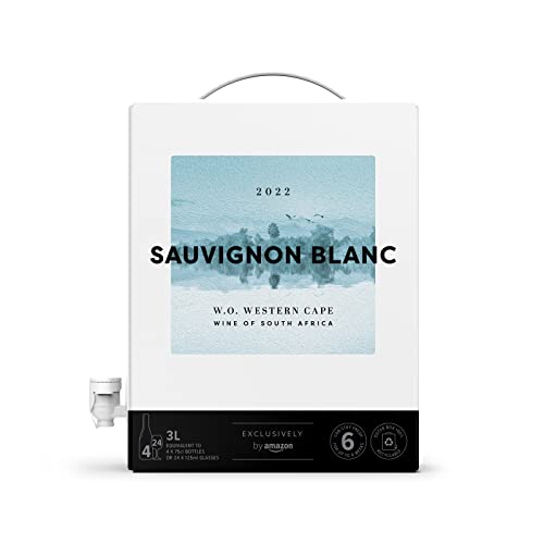 by Amazon Südafrikanischer Sauvignon Blanc, Weißwein, Beutel in einer Box, 3l, 1er-Pack von by Amazon